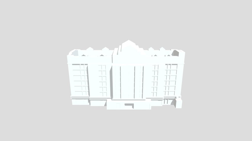 Free Hotel Building Model