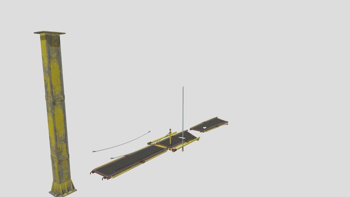 Poppy playtime cat walks pack 1 3D Model