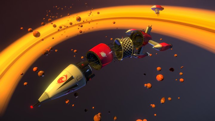 Rocket-crash 3D models - Sketchfab