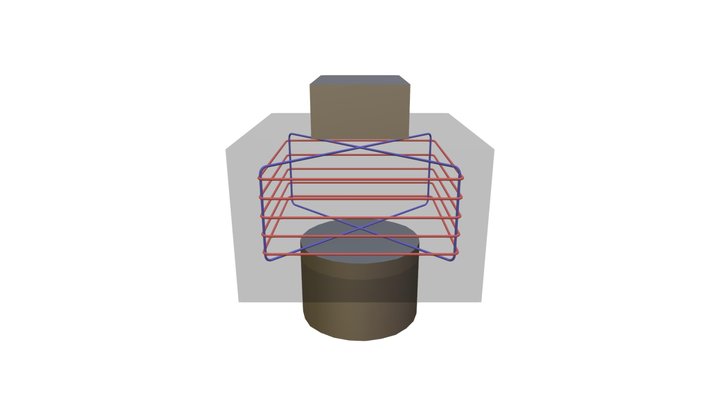 Armadura de bloco EST1 3D Model