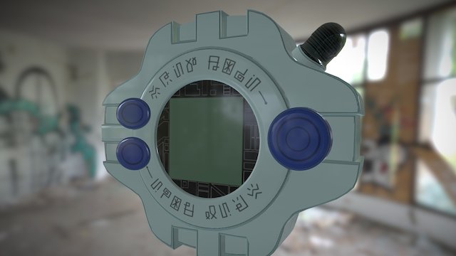 Digimon Digivice 3D Model