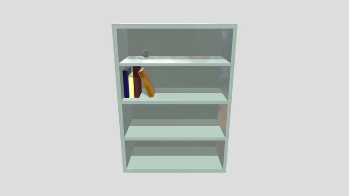 Bokhylla_textur 3D Model