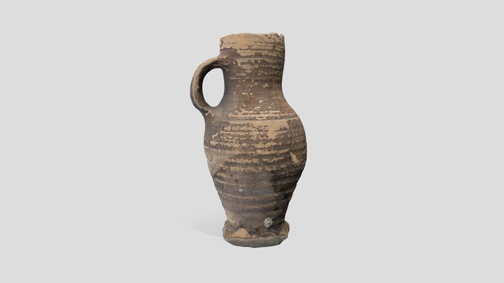 Medieval jug | Kruik 1350-1425 3D Model