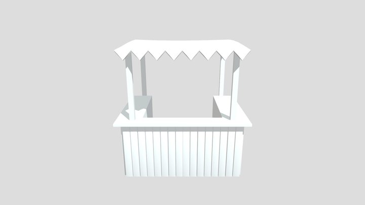 Booth 3D Model