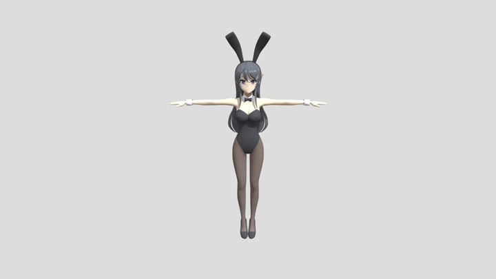 Mai Sakurajima (Bunny Oufit) 3D Model