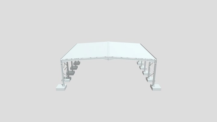 ABRIS PONT TGV TGCC 3D Model