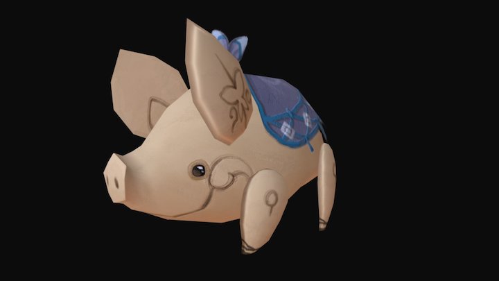 JX3_machine pig 3D Model
