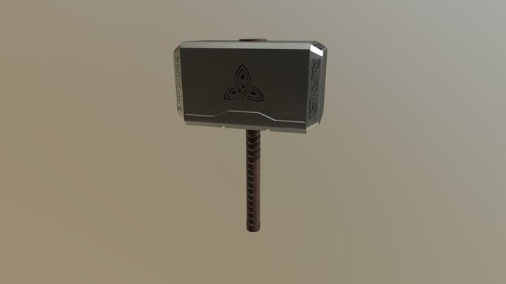Thors Hammer 3D Model