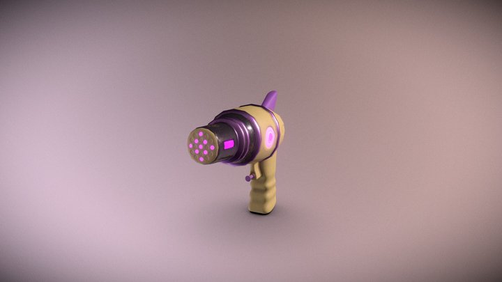 Peanut alien gun 3D Model