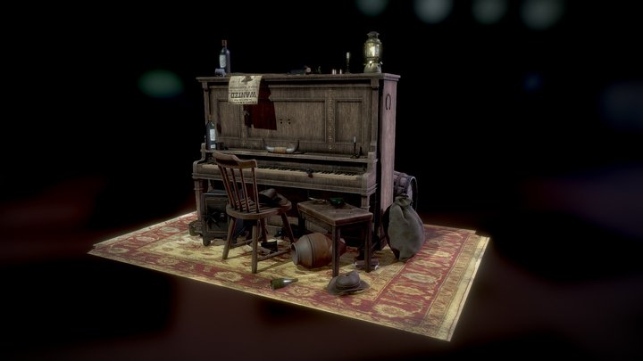 Spinet 3D models - Sketchfab