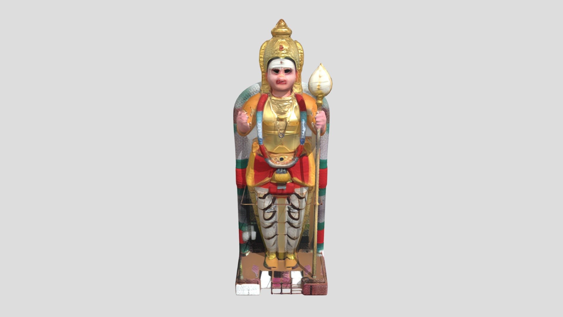Hindu deity statue - 3D model by vickyvignesh0b [fcc9167] - Sketchfab