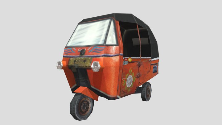 Bajaj Jakarta 3D Model