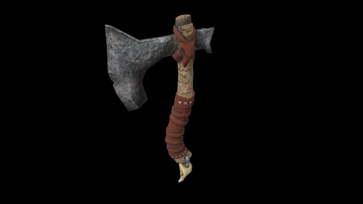 rock axe model – Modello 3D gratuito STL