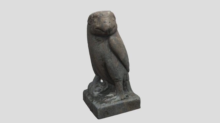 Bird Sculpture , Suthat Temple 3D Model