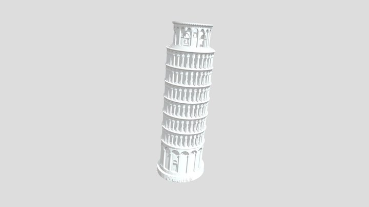 Pisa tower 3D Model