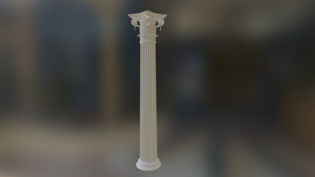 Corinthian column 3D Model