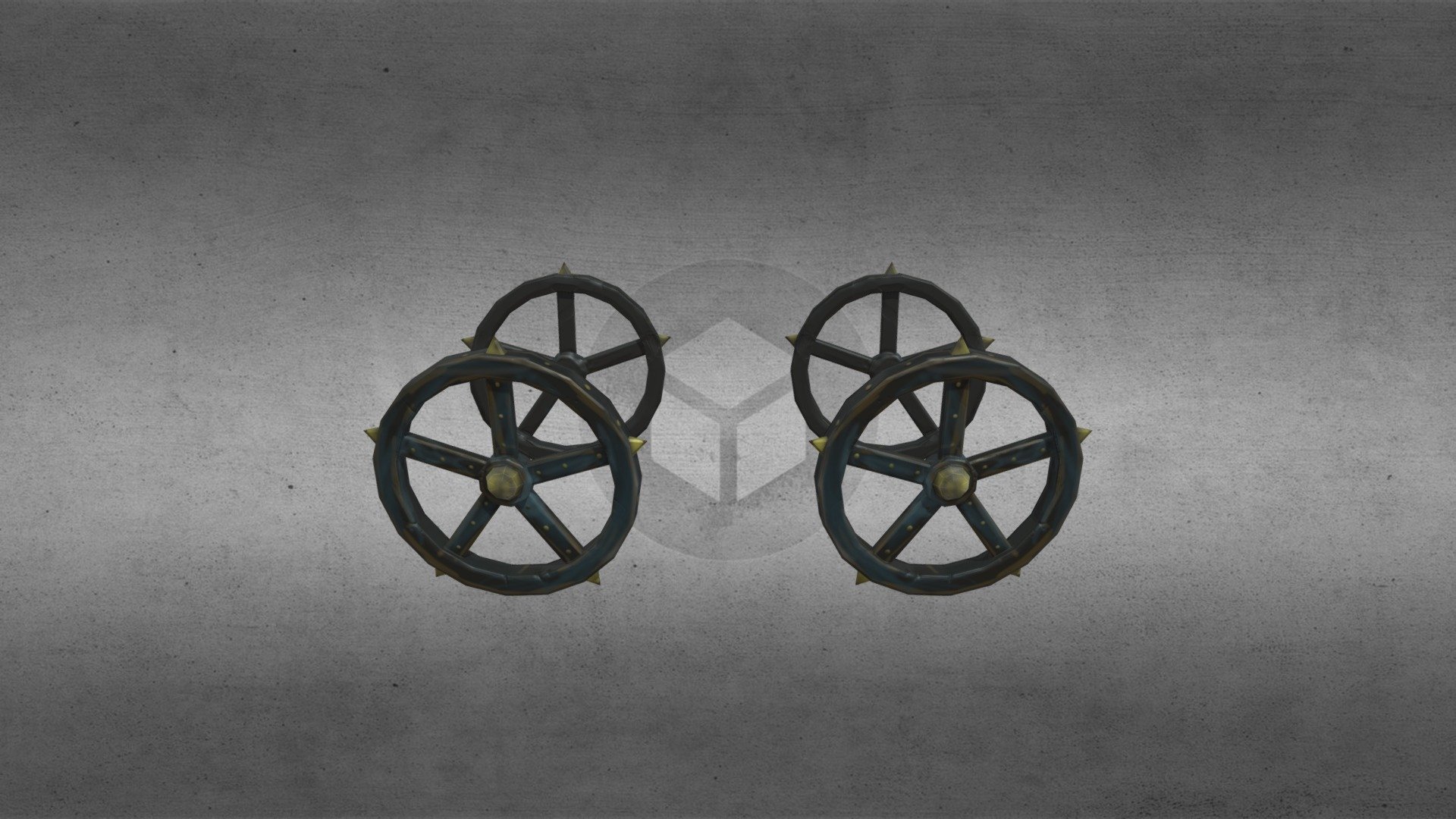 Ghost Ship Wheels — Sketchfab embed 3D viewer