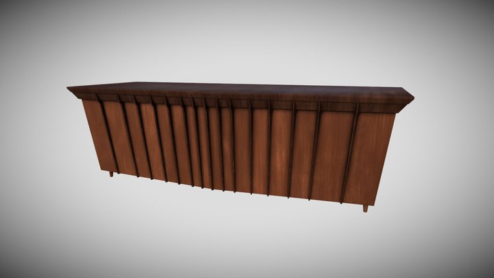Desk 3D Model
