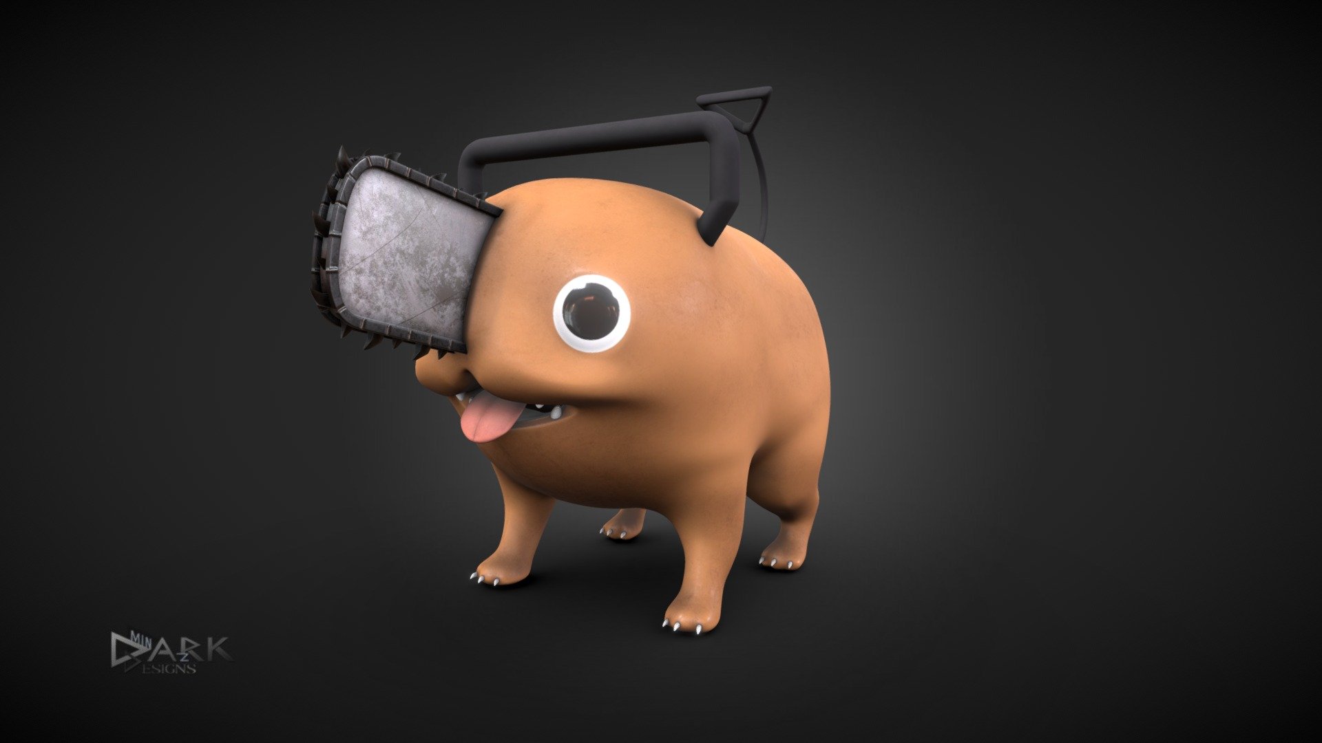 Chainsaw man - Pochita - 3D model by dark-minaz [fccf34d] - Sketchfab