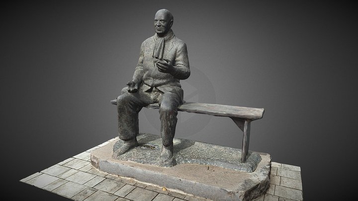 Denkmal Anton Lendler - Strasshof 3D Model