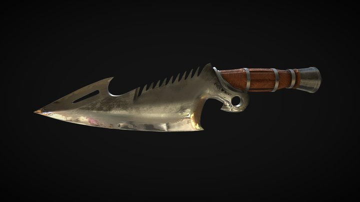 Pirate Knife 3D Model