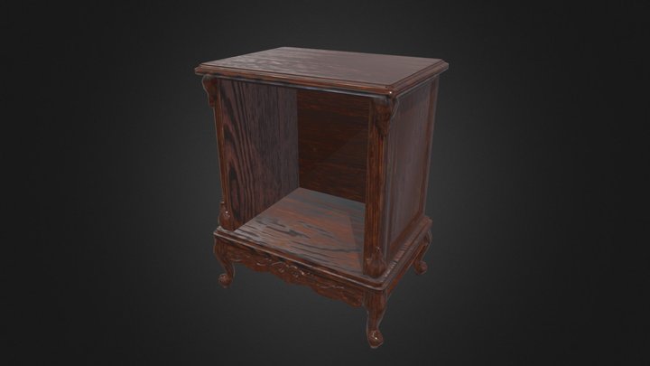 Classic Nightstand 3D Model