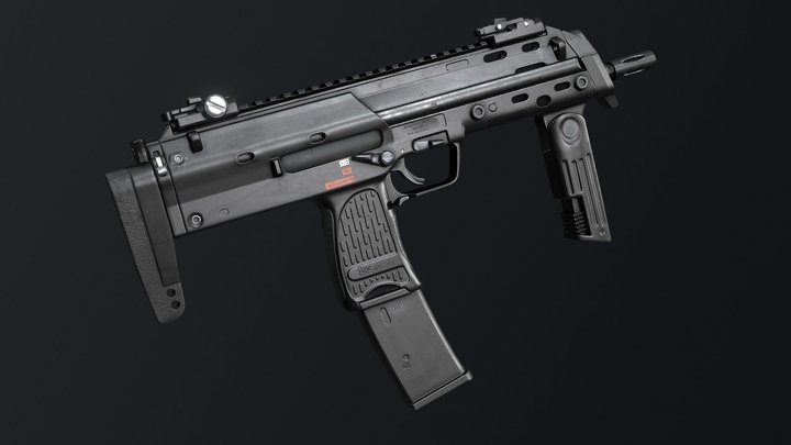 H&K MP7A1 3D Model
