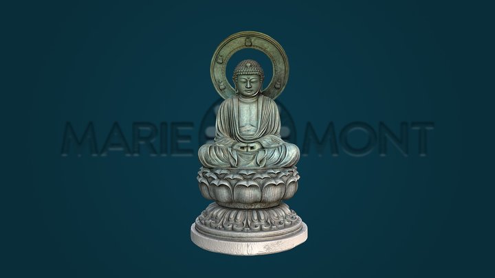 Bouddha Amida 3D Model