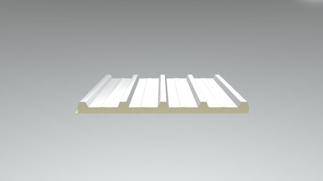 5 Hadveli Çatı Paneli 3D Model