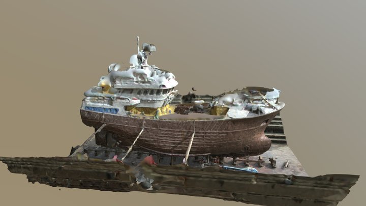 TrawlerSimple5SKF1 3D Model