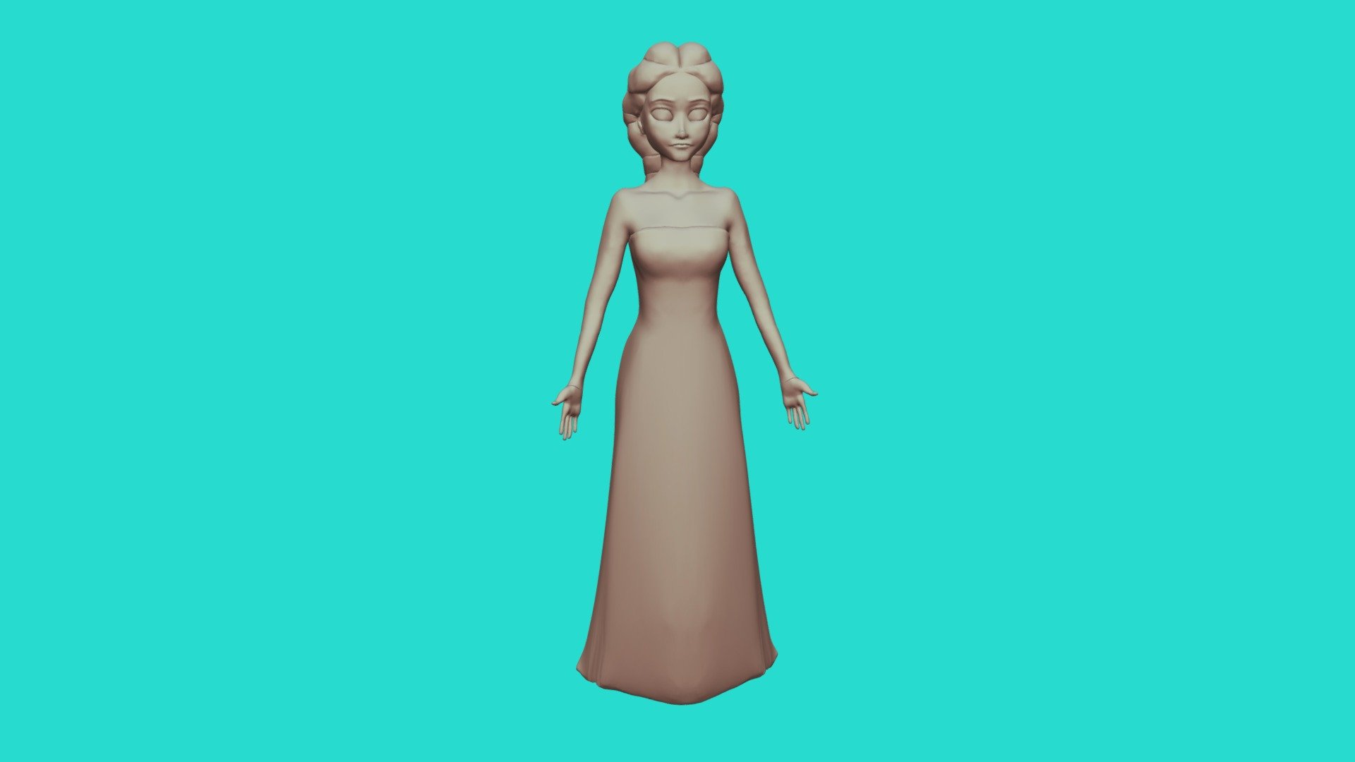 Elsa 3d Model By Danielacardoso [fcd25e6] Sketchfab