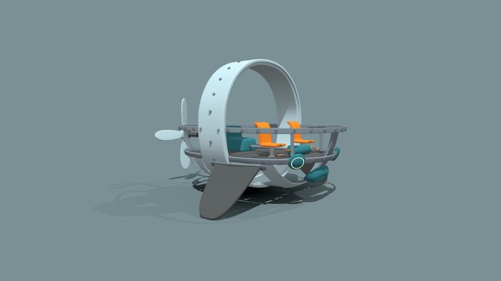 Gup F Submarine model Octonauts 3D Model