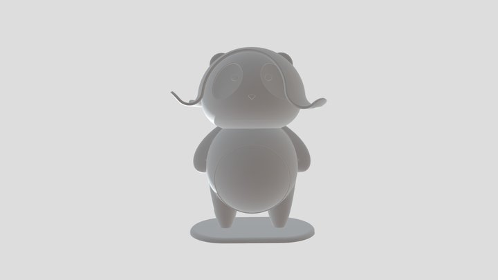 Panda Natasha 3D Model