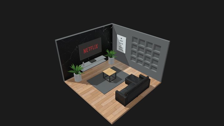 Living Room 3D Model