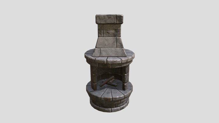 Fireplace 3D Model