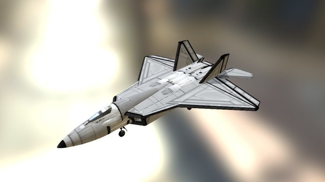 F-22 Raptor - Kerbal Space Program 3D Model
