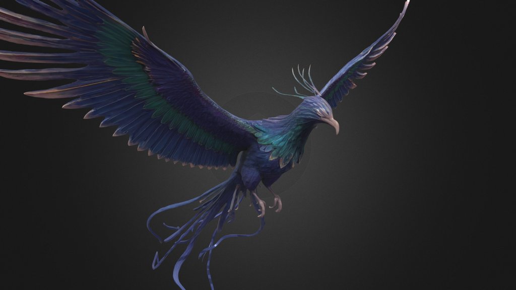 Elegant Celestial Giant Bird