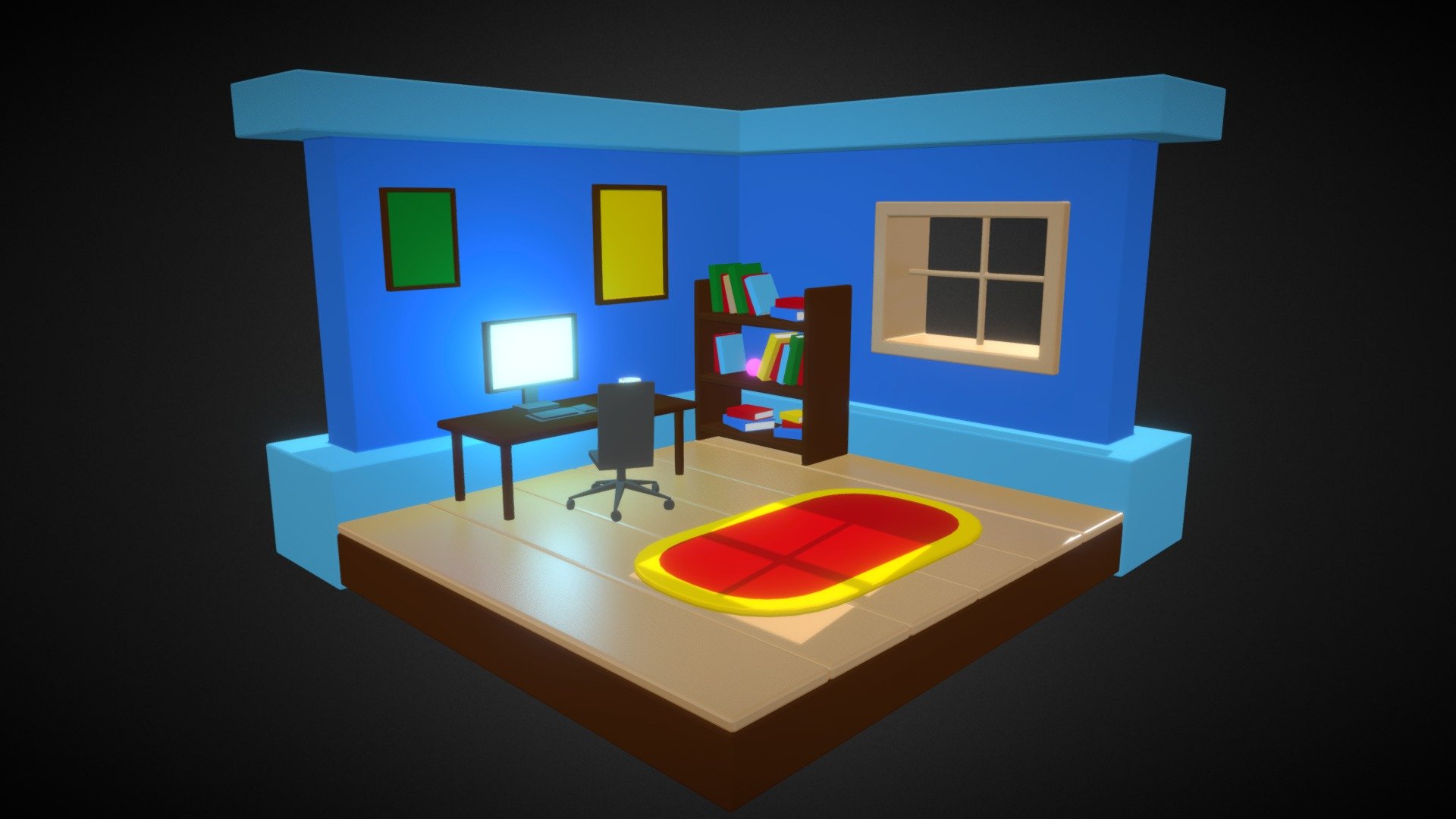 Room Office - Diorama
