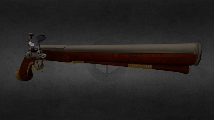 Flintlock 3D Model