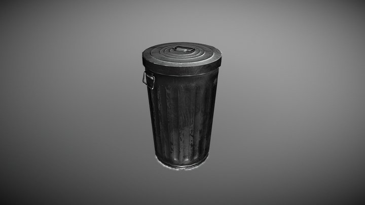 Trash Can 3D Model