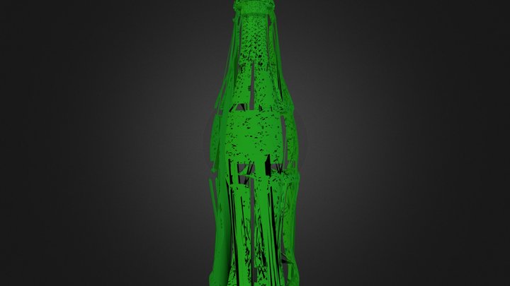 Bottle Coca-Cola N080710.3ds 3D Model