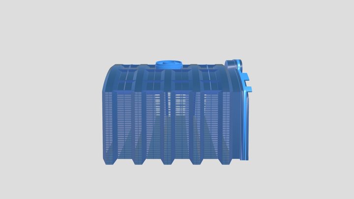 YD stormwater infiltration drains-blue 3D Model