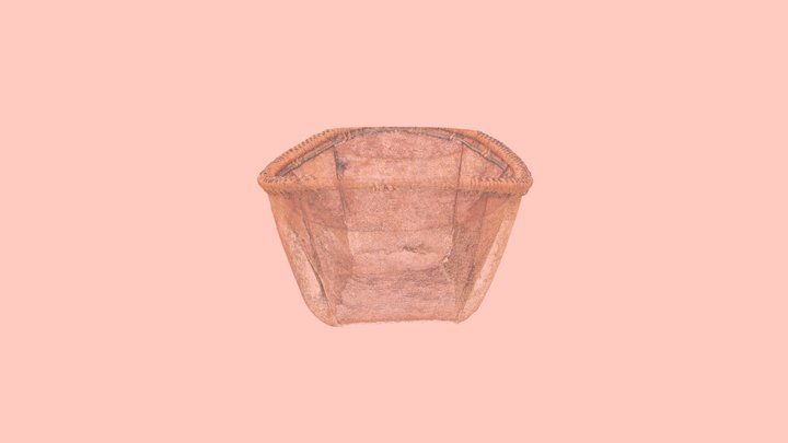 Birch Bark Basket 3D Model