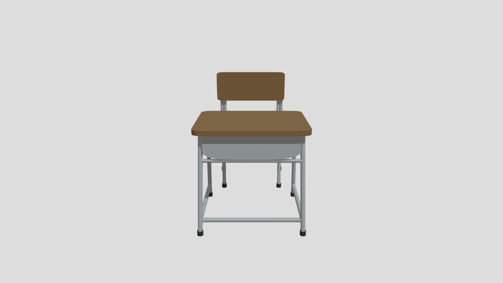 CLASS BENCH OR CHAIR 3D Model