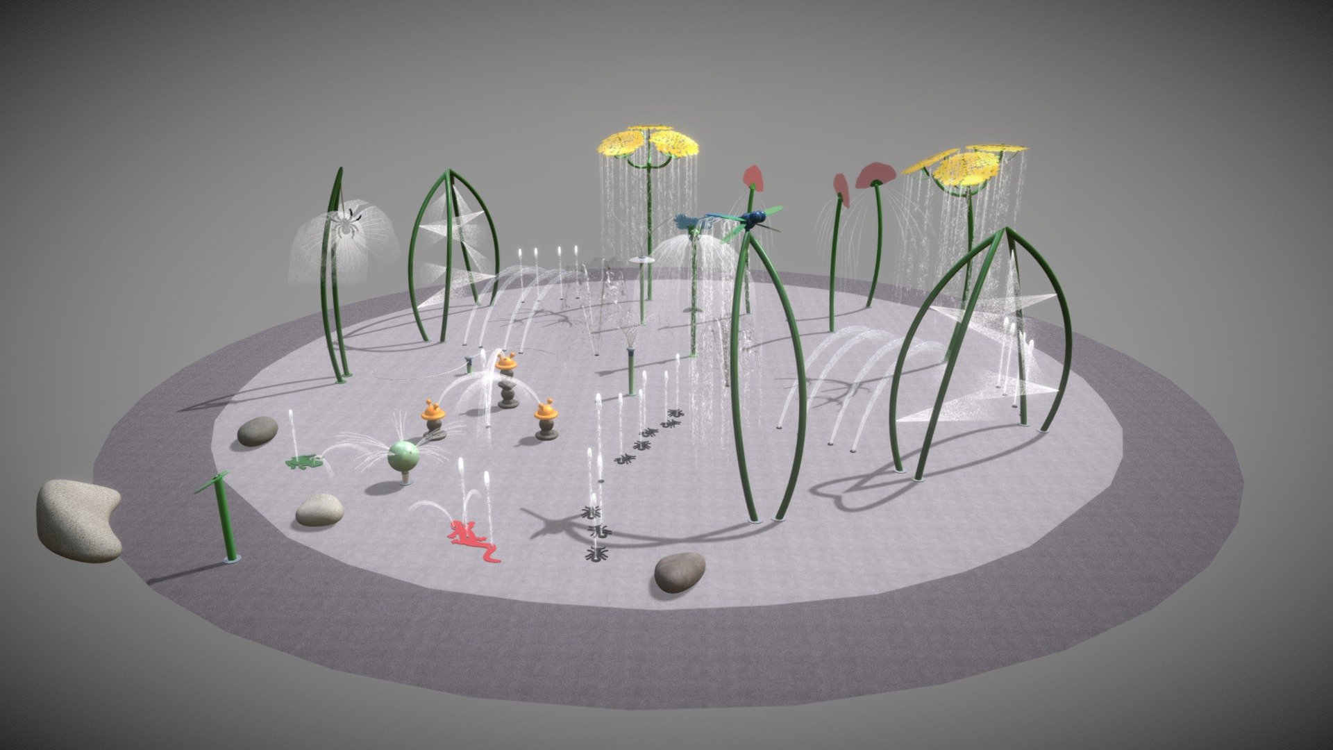 Waterplay FS Design - Grasslands 250sqm