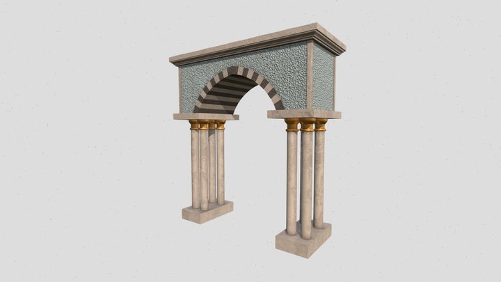Arca Masjid Jami' Al-Ma'ruf Samarinda 3D Model