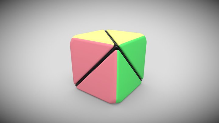 MoYu Unicorn Cube 3D Model