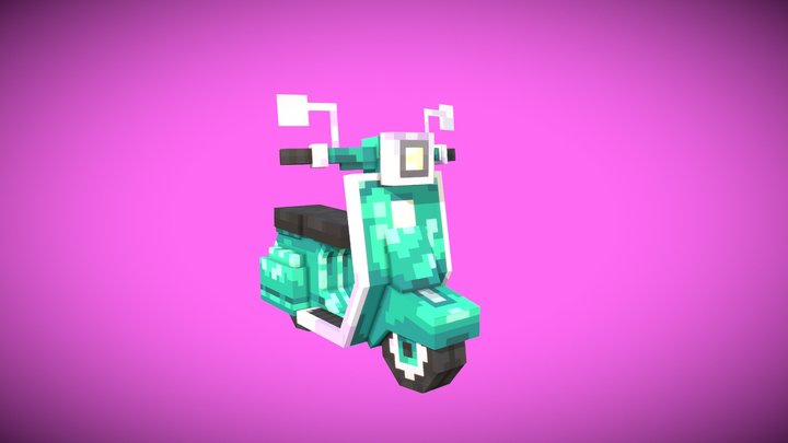 Vespa Motorbike 3D Model