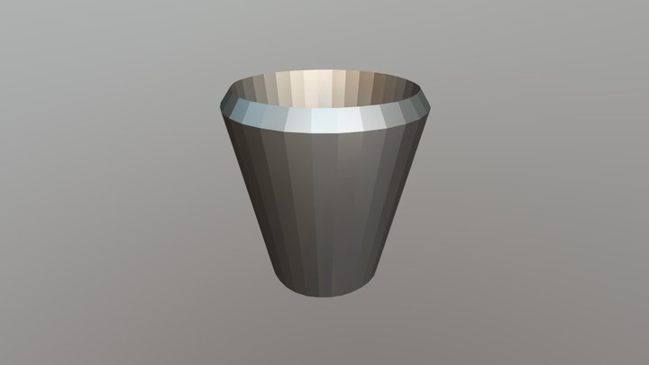 Trash Bin 3D Model