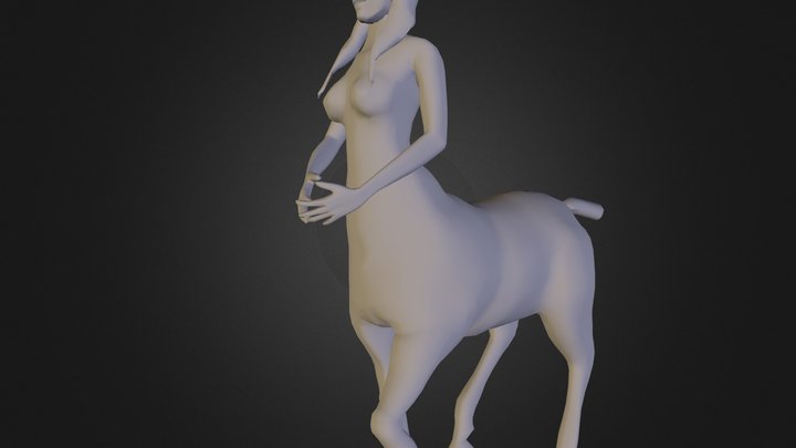 Centaur Posed 3D Model